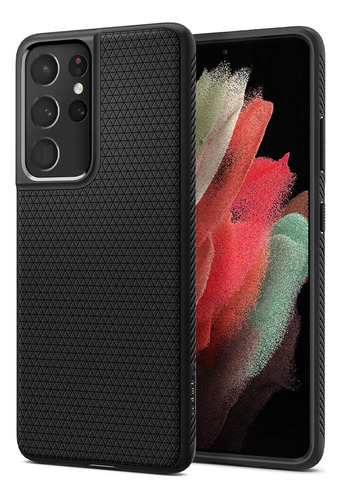 Funda Spigen Liquid Air Armor S21 Ultra Negro