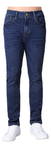 Jeans Moda Slim Hombre Azul Furor 62106604