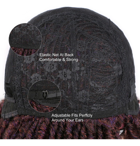 Od Pelucas Cortas For Hombre, Negras Con Estampado Afro,