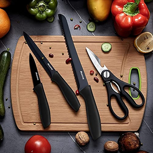 Cuchillo De Chef, Cuchillo De Cocina Ultra Afilado, Juego De