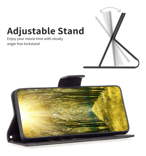 Funda Para Samsung Galaxy S10 E/ J4 Plus/j4 Prime Plus, Funda De Teléfono Tipo Cartera, Soporte Magnético De Piel, Absorbe Los Golpes
