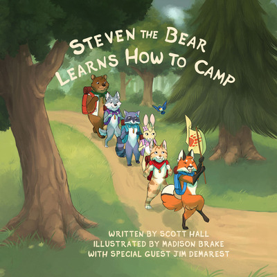 Libro Steven The Bear Learns How To Camp - Hall, Scott