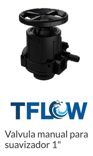 Valvula Manual  Tflow P/suavizador Entrada 1 Pulgada.
