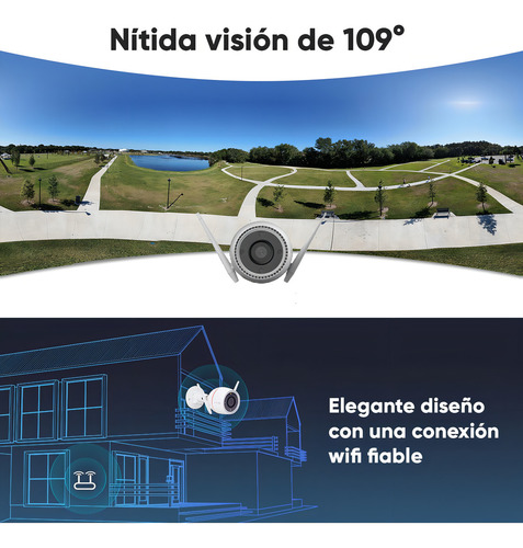Ezvis Kit Camara Tipo Bala Cs-c3tn3-mp + Memoriasd De 256gb