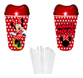 Suncity MID101464 Minnie Mouse Set 4 Vasos de plastico 