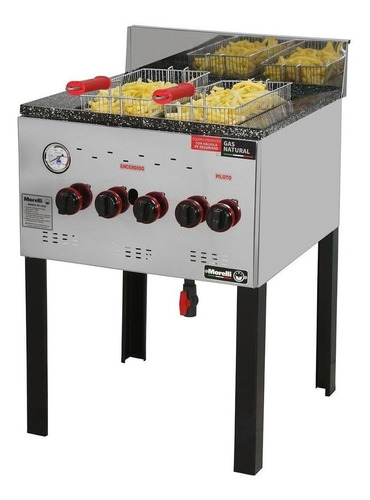 Freidora industrial Morelli F-35 35L acero inoxidable