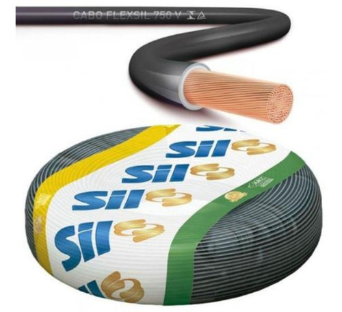 Fio Cabo Flex Kit Com 10mt 16mm + 20mt 10mm + Disjuntores