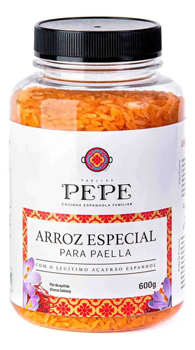 7 Und. Arroz Especial Paella Açafrão Espanhol Pepe 600g Cada