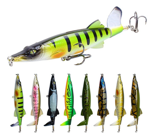 Aneew Kit Señuelo Pesca Granel Para Lubina Topwater 8 Pieza