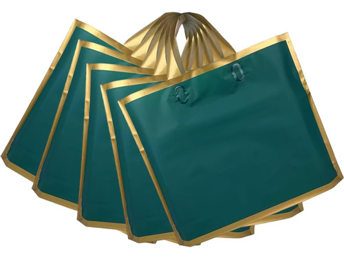 Bolsa De Embalaje De Bolsa Boutique 35 * 30 Cm 50pcs Verde