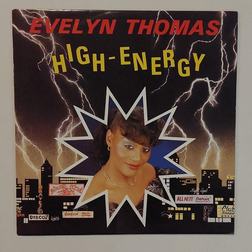 Evelyn Thomas High Energy 12  Vinilo Uk 84 Mx