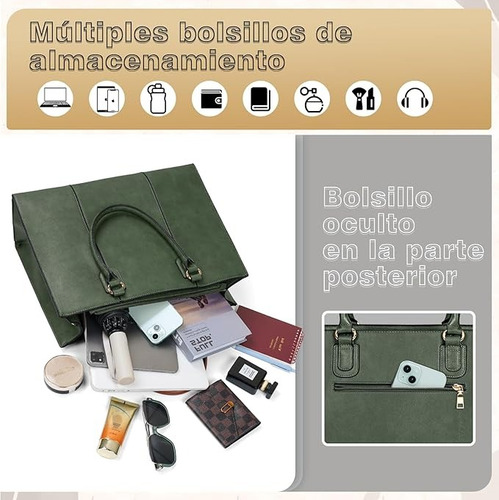 Maletin Mochila Laptop 15 Mujer Retro Ejecutivo Profesional