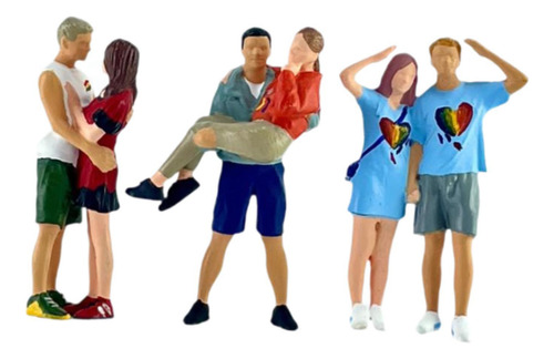 Figuras De Personas En Miniatura Mini Estatuas 1/64 Escala