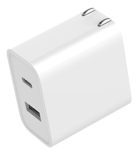 Xiaomi Adaptador De Pared (30w) 1a1c Plegable Usb-a Usb-c