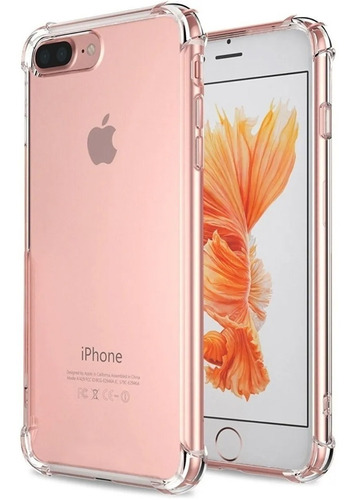 Funda Transparente Anti Shock Y Vidrio Glass Para iPhone 7 8