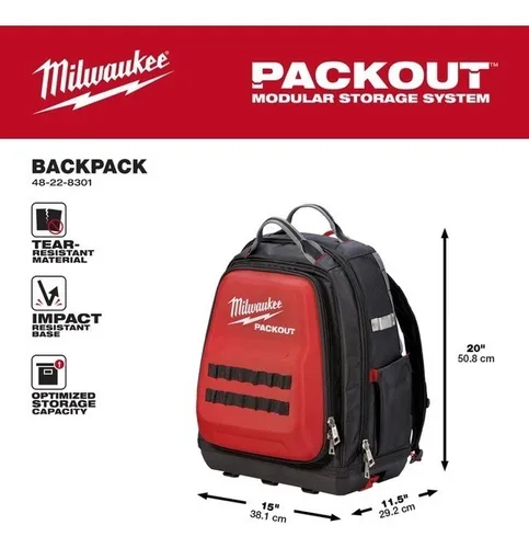 Mochila packout milwaukee hotsell
