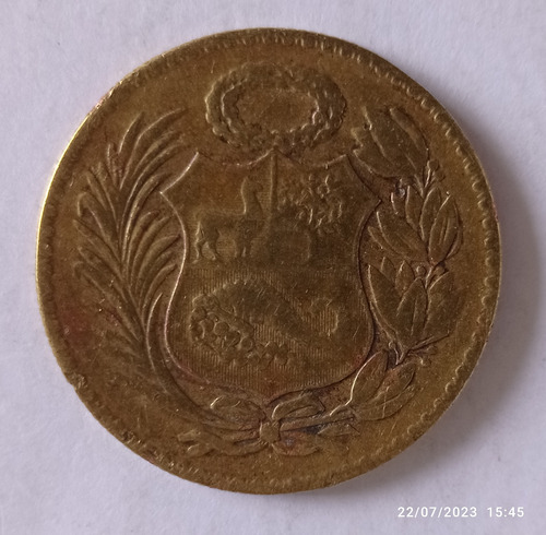 Moneda 1/2 Sol De Oro Del Perú De 1948