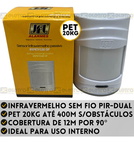 Smartcloud 20 Ethernet +8 Sensores Sem Fio + 3 Controles Jfl