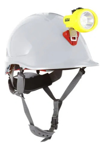 Casco Steelpro Mta Abs Con Portalampara Full - Amarillo