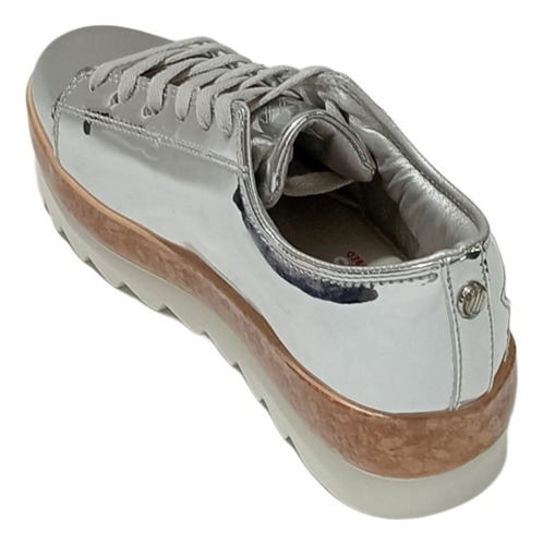 Tenis Dama K-swiss Pltaforma Gyn Silver 9f181086