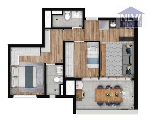 Imagem 1 de 23 de Apartamento À Venda, 87 M² Por R$ 999.000,00 - Santo Amaro - São Paulo/sp - Ap3264