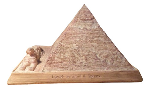 Miniatura De Piramide E Esfinge - Egito