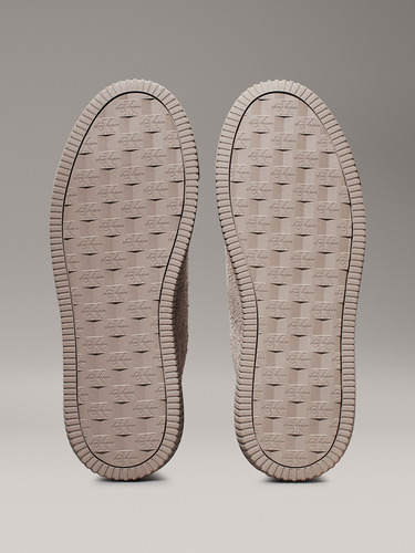 Zapatillas Chunky Cupsole Low Suede Beige Calvin Klein