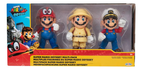 Figuras X3 Super Mario Odyssey