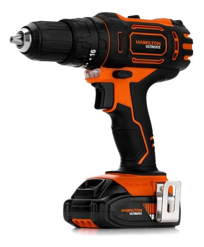 Imagen 6 de 6 de Taladro inalámbrico de 13mm Hamilton ULT110 20V + accesorios 220V - 240V 50Hz