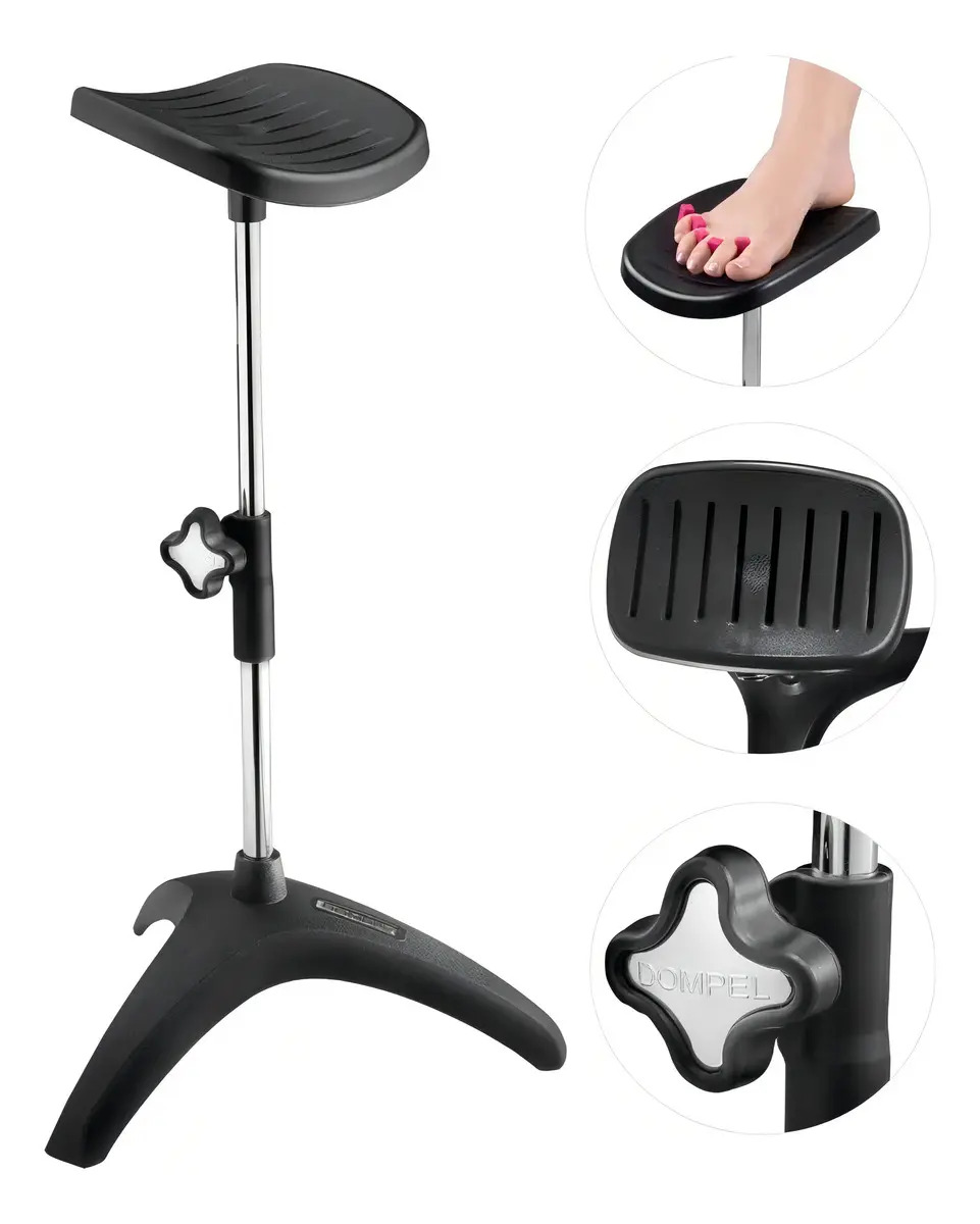 Apoio Tripe Pedicure Fix Preto Dompel