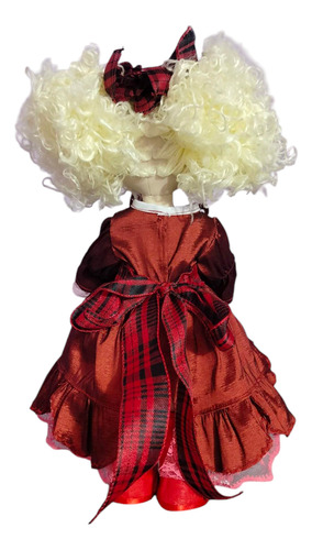 Hecho A Mano Muñeca Dulce Candy Textil 36 Cm