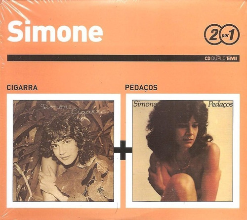 Cd Duplo Simone (2 Por 1) Cigarra+pedacos (gonzaguinha) Novo