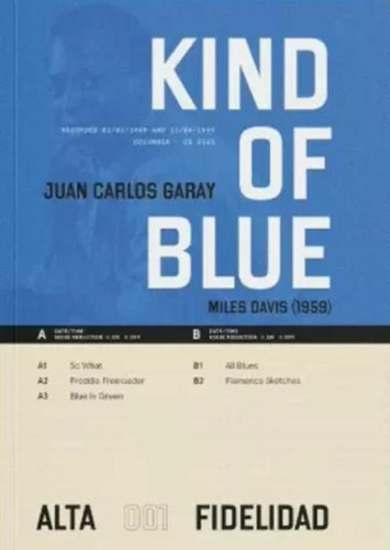 Libro Kind Of Blue. Miles Davis (1959)