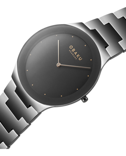 Reloj Obaku Moda Modelo: V290gxuusu Correa Negro