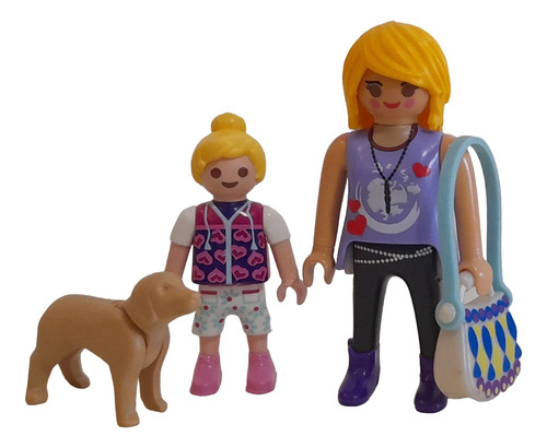 Playmobil Mama Con Niña Y Mascota *3965 Tienda Playmomo