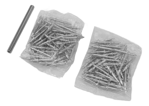 Pregos De Rodapé De Cabeça Dupla, 100 Peças, Fio De Rodapé S