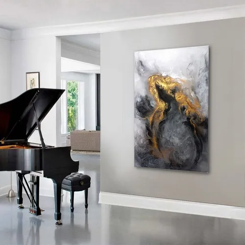 Cuadros Abstractos Con Texturas Pintado A Mano De Autor