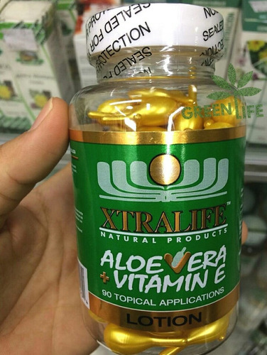 Aloe Vera Y Vitamina E Facial X90 Aplicaciones Xtralife