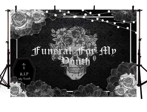 Sendy Fondo Funeral De 8 X 6 Pies Para Mi Juventud Rip To My