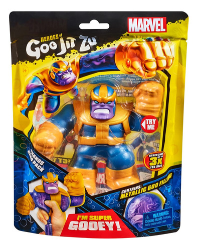 Heroes Of Goo Jit Zu Marvel Thanos Original Nuevo