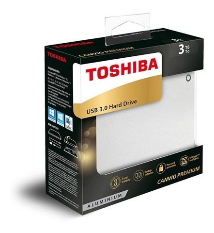 Disco Duro Externo 1tb Portátil Canvio Premium 3.0 Toshiba