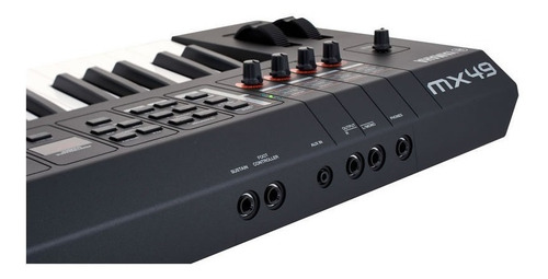 Sintetizador Yamaha Mx49 Usb Midi Sonidos Motif Xs Color Negro