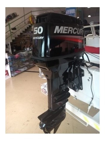 Imagem 4 de 8 de Motor De Popa Mercury 50hp Eo 2t Distância Elétrico S/trim