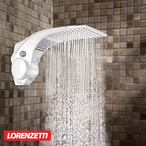 Ducha Electrica Lorenzetti Doble Funcion 220v Blanca