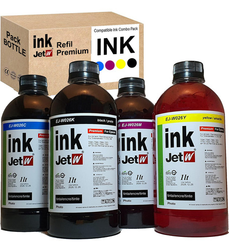 Tinta Compativel Com Canon Ix6810 Ip7210 Ip8710 - 5x250ml Tinta Black Hd | Preto, Black Hd Micropig | Preto Micropig, Yellow | Amarelo, Cyan | Ciano, Magenta