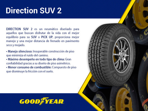 4- Llantas Direction Suv 2 Goodyear 225/65r17 H106 Xl