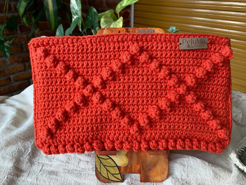 Sobre Clutch Tejido A Crochet. Una Manera Diferente De And 