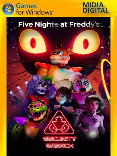 Camiseta Infantil Five Night´s at Freddy Security Breach