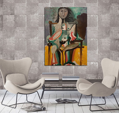 Vinilo Decorativo 30x45cm Pablo Picasso Nude Sitting