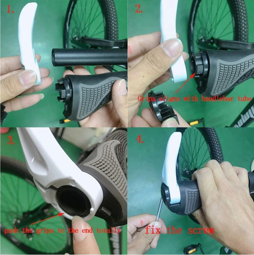 Imagen 7 de 10 de Puños Antideslizantes Para Bicicletas Marca West Biking